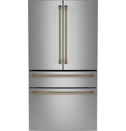 Cafe CJE23DP2WS1 CAF(EBACK)™ ENERGY STAR® 23.2 Cu. Ft. Smart Counter-Depth 4-Door French-Door Refrigerator With Dual-Dispense AutoFill Pitcher