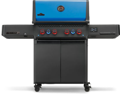 Napoleon Bbq P500VXRSIBNKPHM50 50thAnniversary Edition Prestige 500 Includes Commemorative Cover, Apron and Tool Set , Natural Gas, Black and Blue
