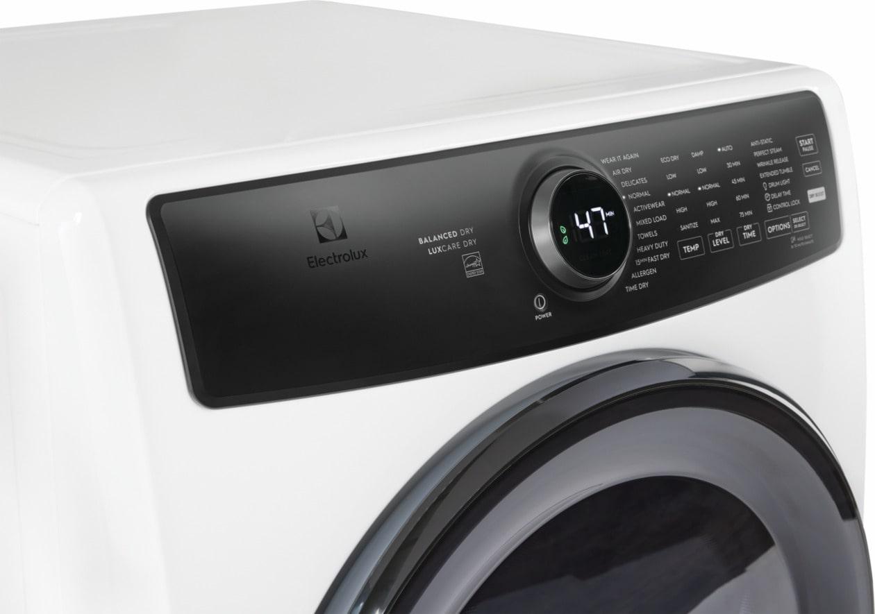 ELFG7738AW Electrolux Front Load Perfect Steam™ Gas Dryer with LuxCare® Dry and Instant Refresh - 8.0 Cu. Ft.