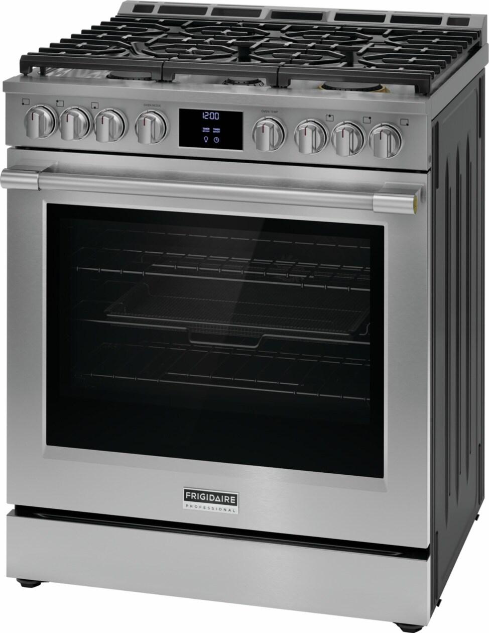 Frigidaire Professional 30" Gas Range with No Preheat and Air Fry