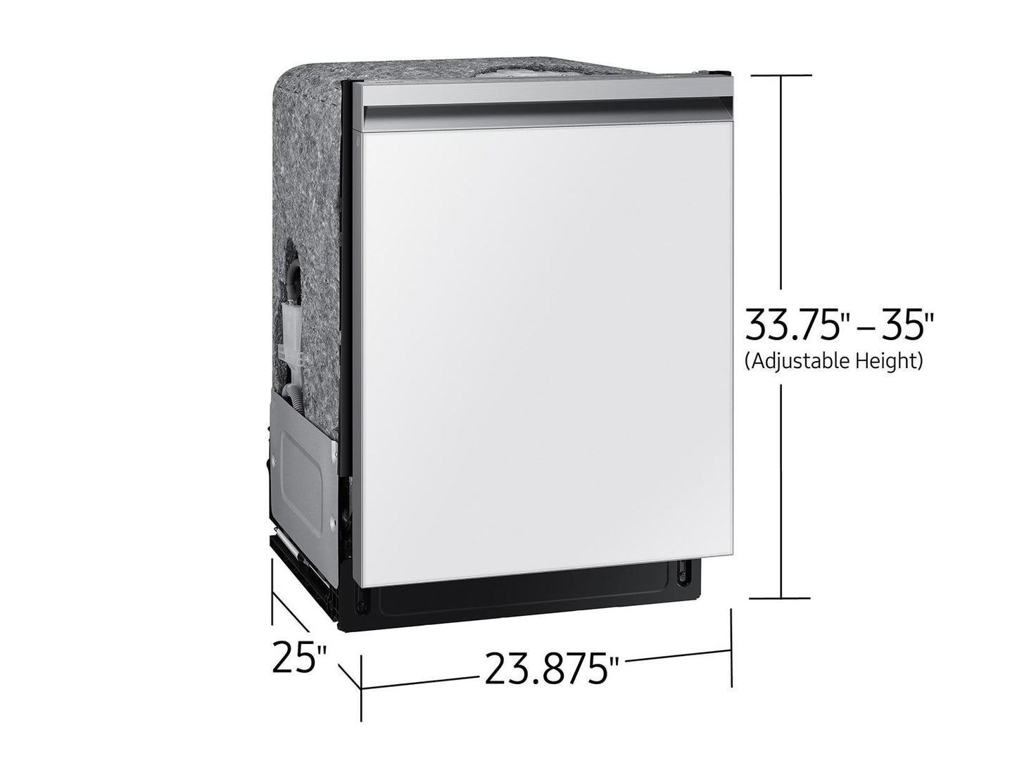 Samsung DW80CB545012 Bespoke AI Dishwasher with StormWash+™ BESPOKE Design and Energy Efficiency  Built under