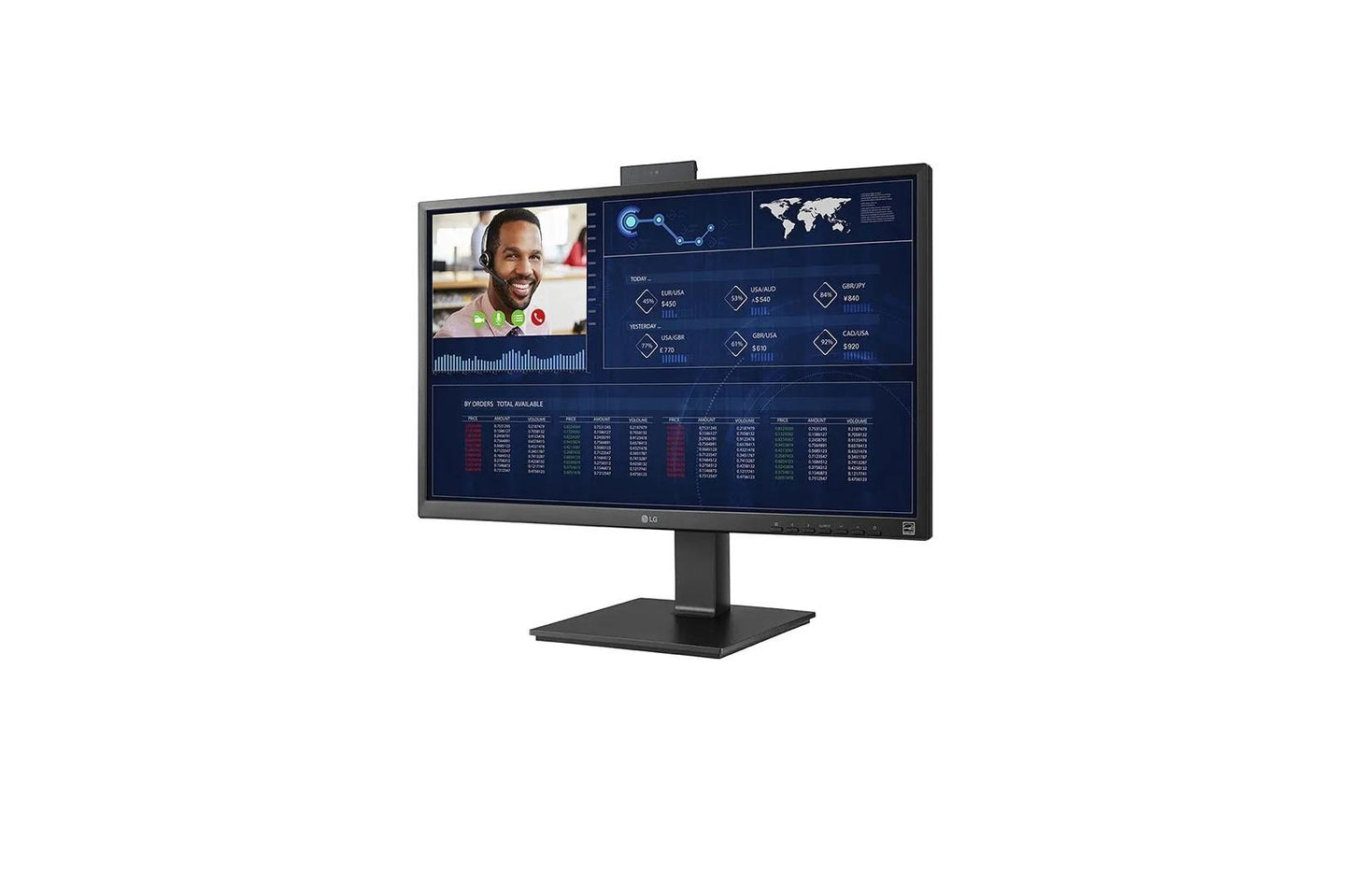 Lg 27CQ650I6N 27-inch FHD All-in-One Thin Client with Intel® Quad-core Processor, IGEL OS, & Pop-up Webcamt