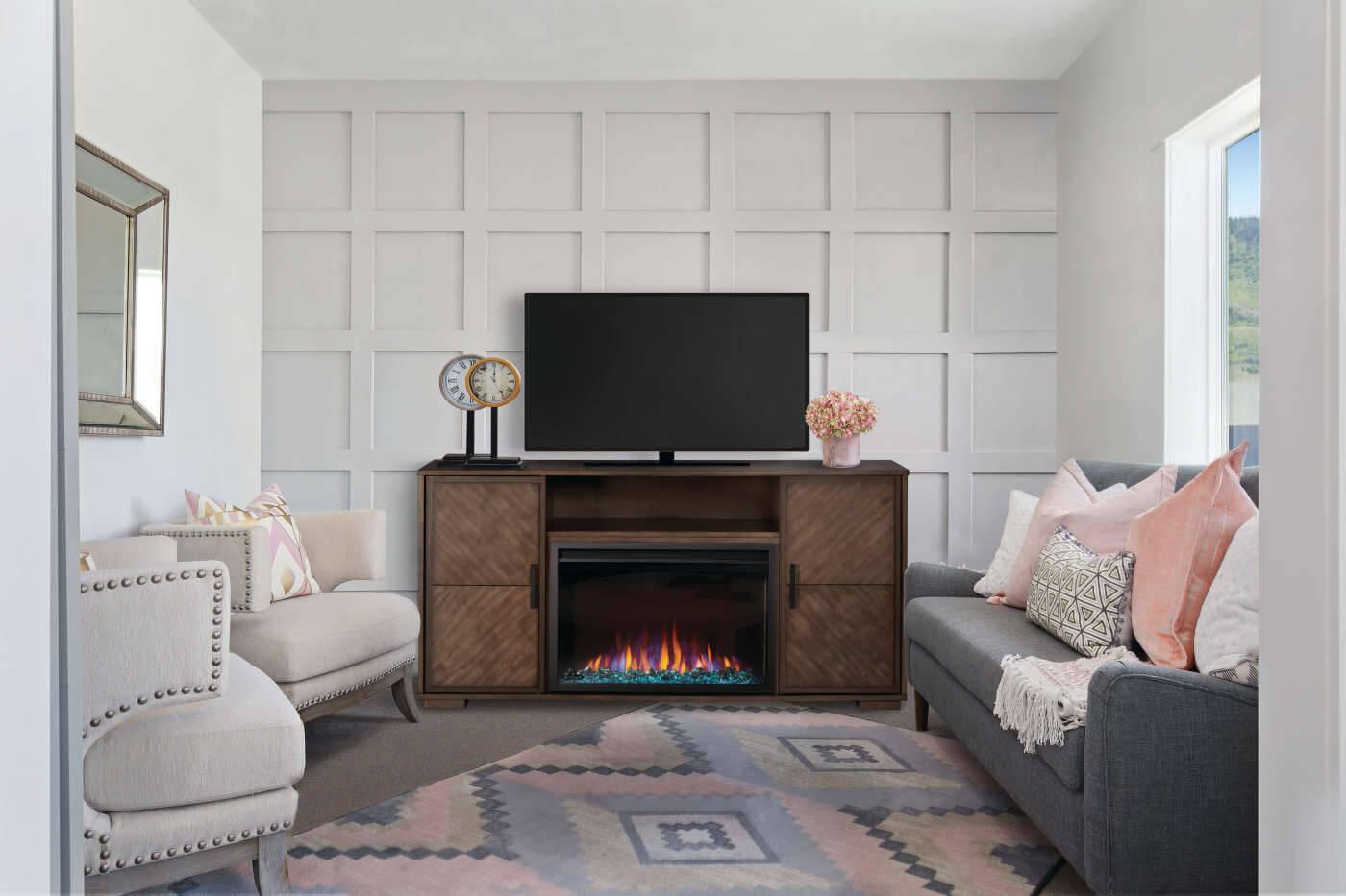 Napoleon Bbq NEFP303620RLB The Hayworth Electric Fireplace Media Console