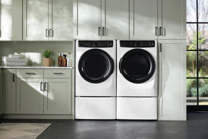 Electrolux ELFE7738AW Front Load Perfect Steam™ Electric Dryer with Balanced Dry™ and Instant Refresh - 8.0 Cu. Ft.