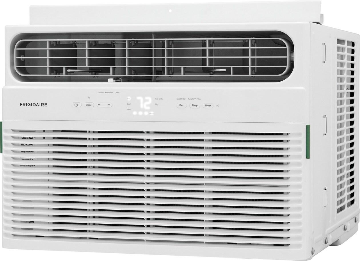 Frigidaire FHWH124WB2 12,000 BTU Window Room Air Conditioner with Supplemental Heat