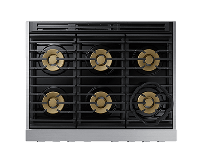 Dacor DOP36T86GLS Transitional 36" Gas Range, Silver Stainless Steel, Natural Gas/Liquid Propane