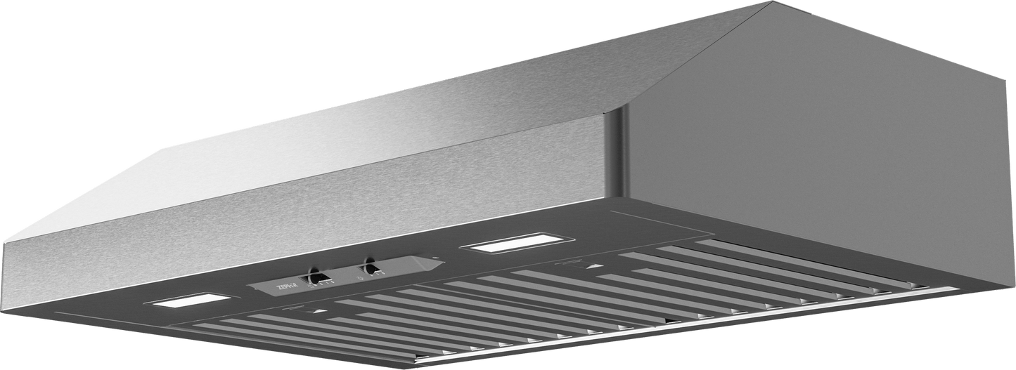 Zephyr AK7100BS290BF Gust, UC, 30in, SS, Baffles, LED, 290