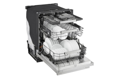 Lg LDNTH753S Smart FlushFit™ Top Control Dishwasher with 1-Hour Wash & Dry, QuadWash® Pro, TrueSteam® and Dynamic Heat Dry™ w/AutoVent Dry™