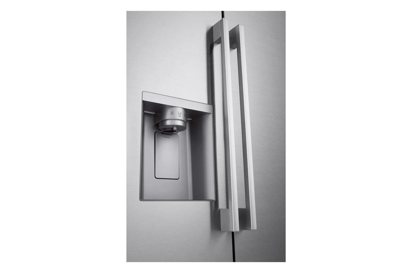 Lg LL27T3530S 27 cu. ft. Smart Side-by-Side Refrigerator with Smooth Touch Ice & Water Dispenser