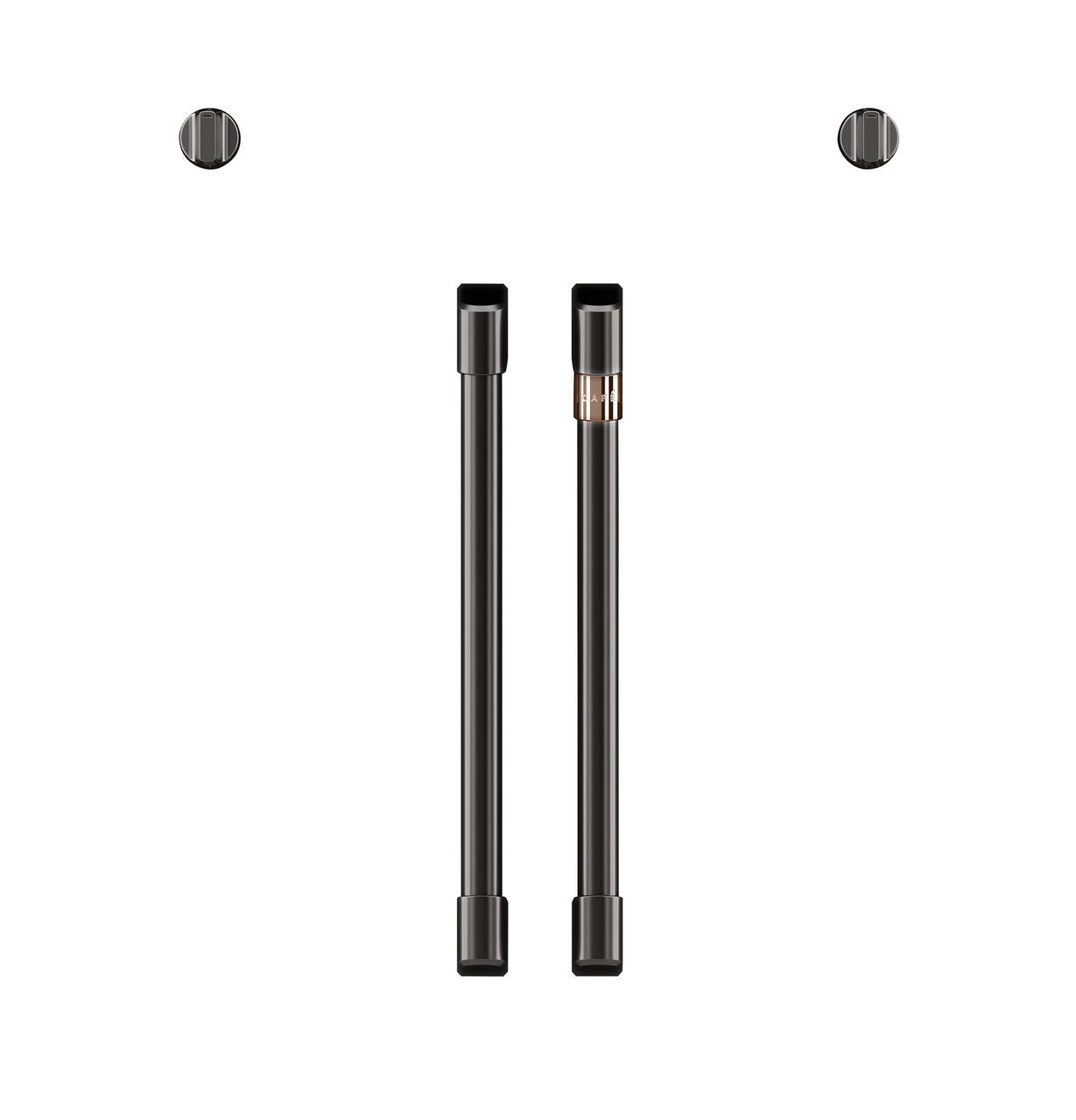 Cafe Caf(eback)™ 2 French-Door Handles - Brushed Black