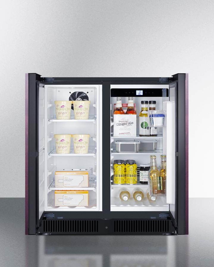 Summit FFRF3070BPNR 30" Wide Built-in Refrigerator-freezer (panels Not Included)