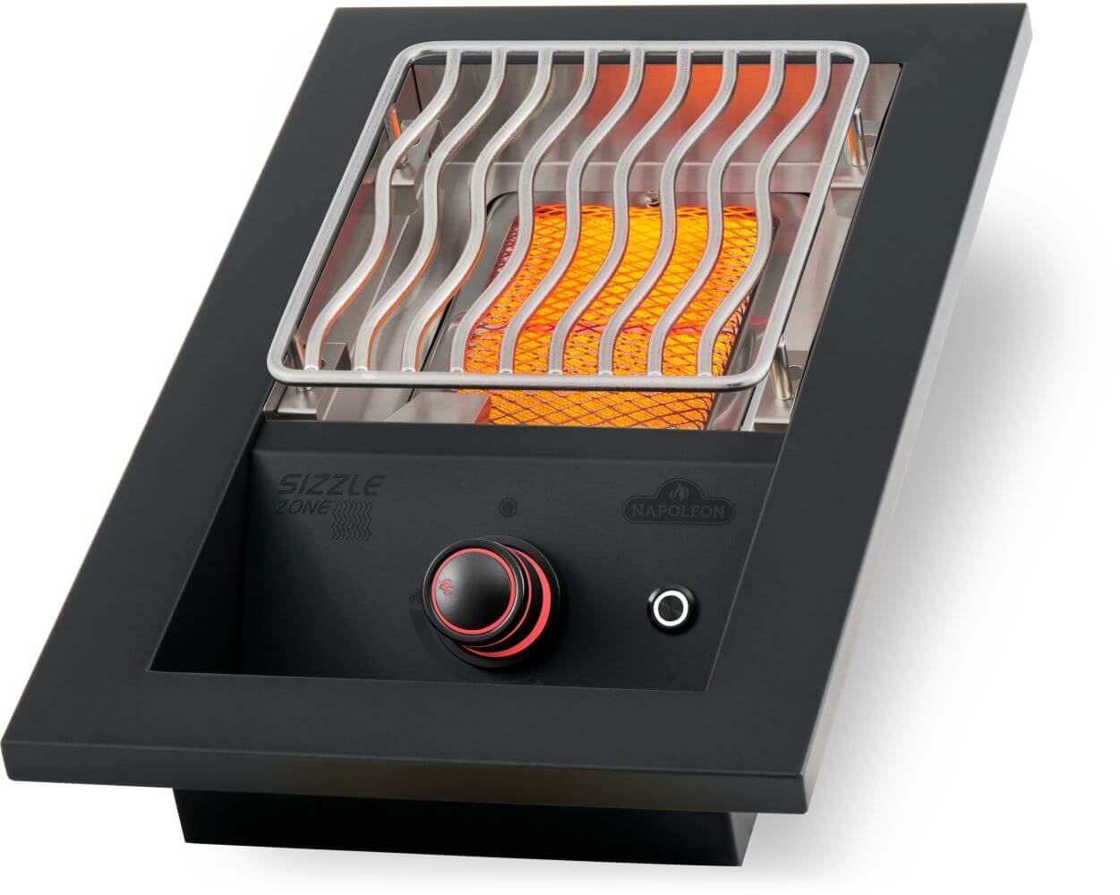 Napoleon Bbq BIB10IRPMK Built-in 700 Series Single Infrared Burner with Matte Black Cover , Propane, Matte/Matt Black