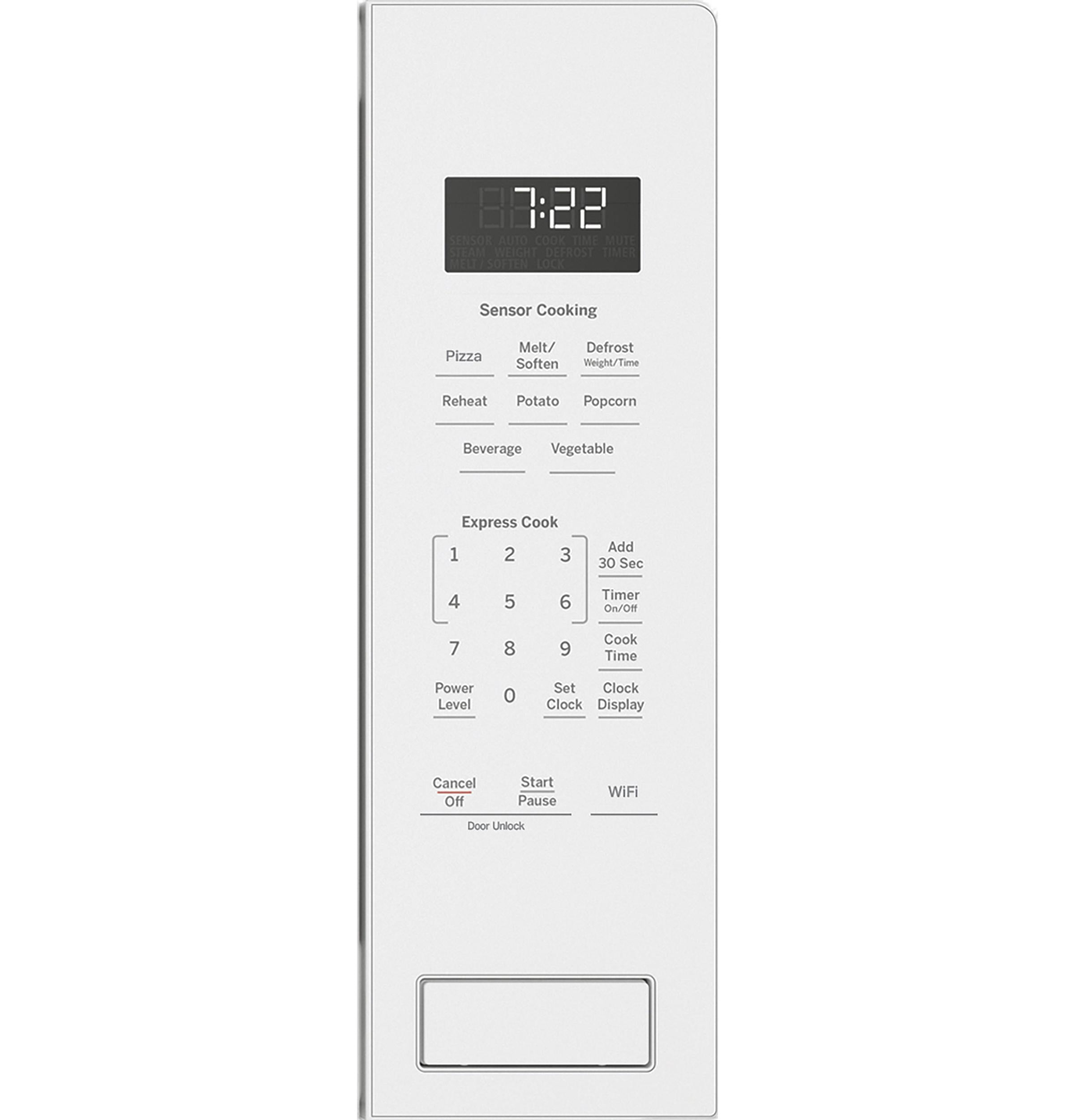 PCWK22U1WWW GE Profile™ 2.2 Cu. Ft. Built-In Sensor Microwave Oven