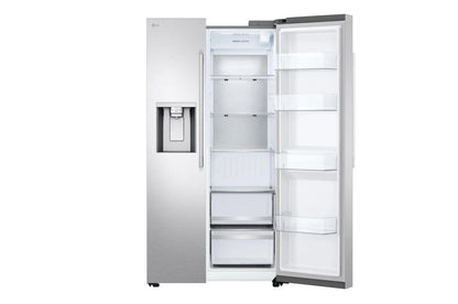 Lg LL27T3530S 27 cu. ft. Smart Side-by-Side Refrigerator with Smooth Touch Ice & Water Dispenser