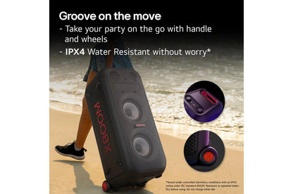 Lg XL9T XL9T Bluetooth Speaker LG XBOOM with Dual 8 Inch Woofers and Pixel LED Lighting plus Karaoke Creator