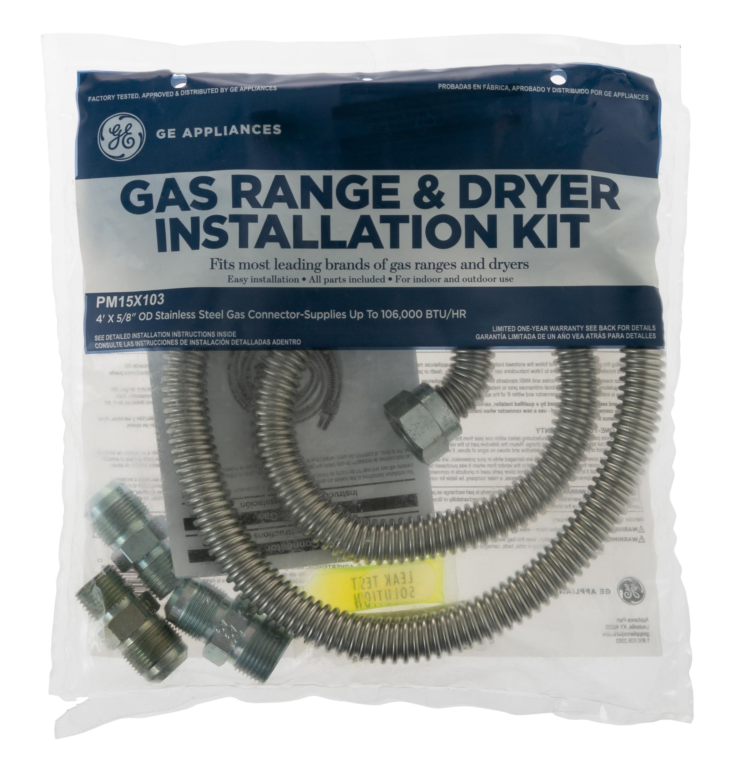 Ge Appliances PM15X103 Gas Range & Dryer Installation Kit