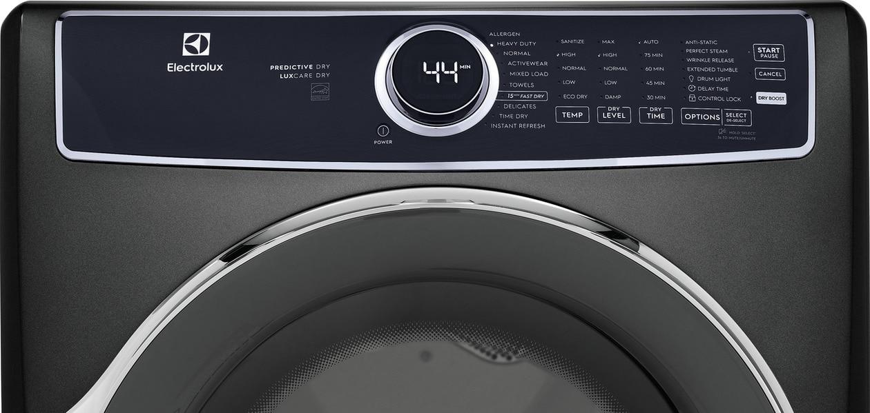 Electrolux ELFE7537AT Front Load Perfect Steam™ Electric Dryer with Predictive Dry™ and Instant Refresh - 8.0 Cu. Ft.