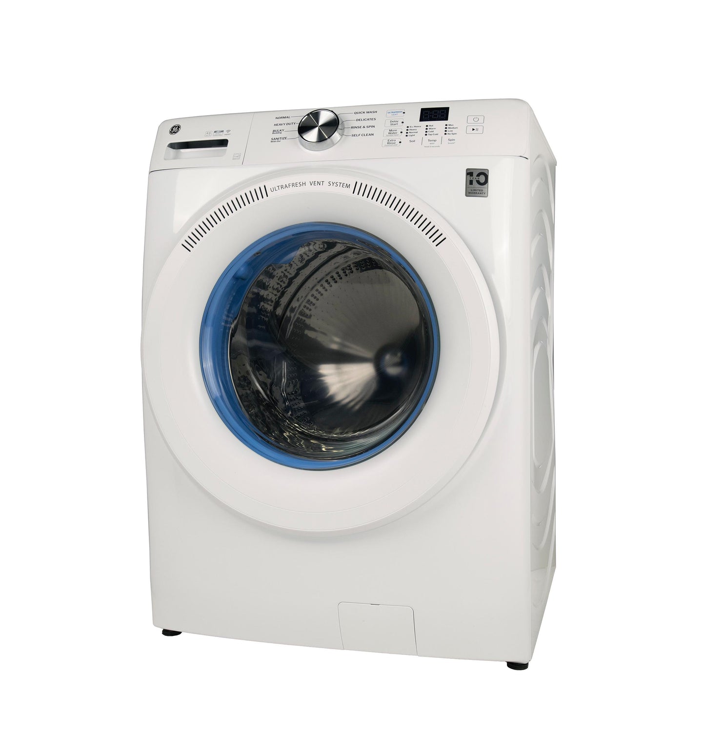 GFW350SSYWW GE® ENERGY STAR® 4.6 cu. ft. Capacity Smart Front Load Washer with UltraFresh Vent System with OdorBlock™