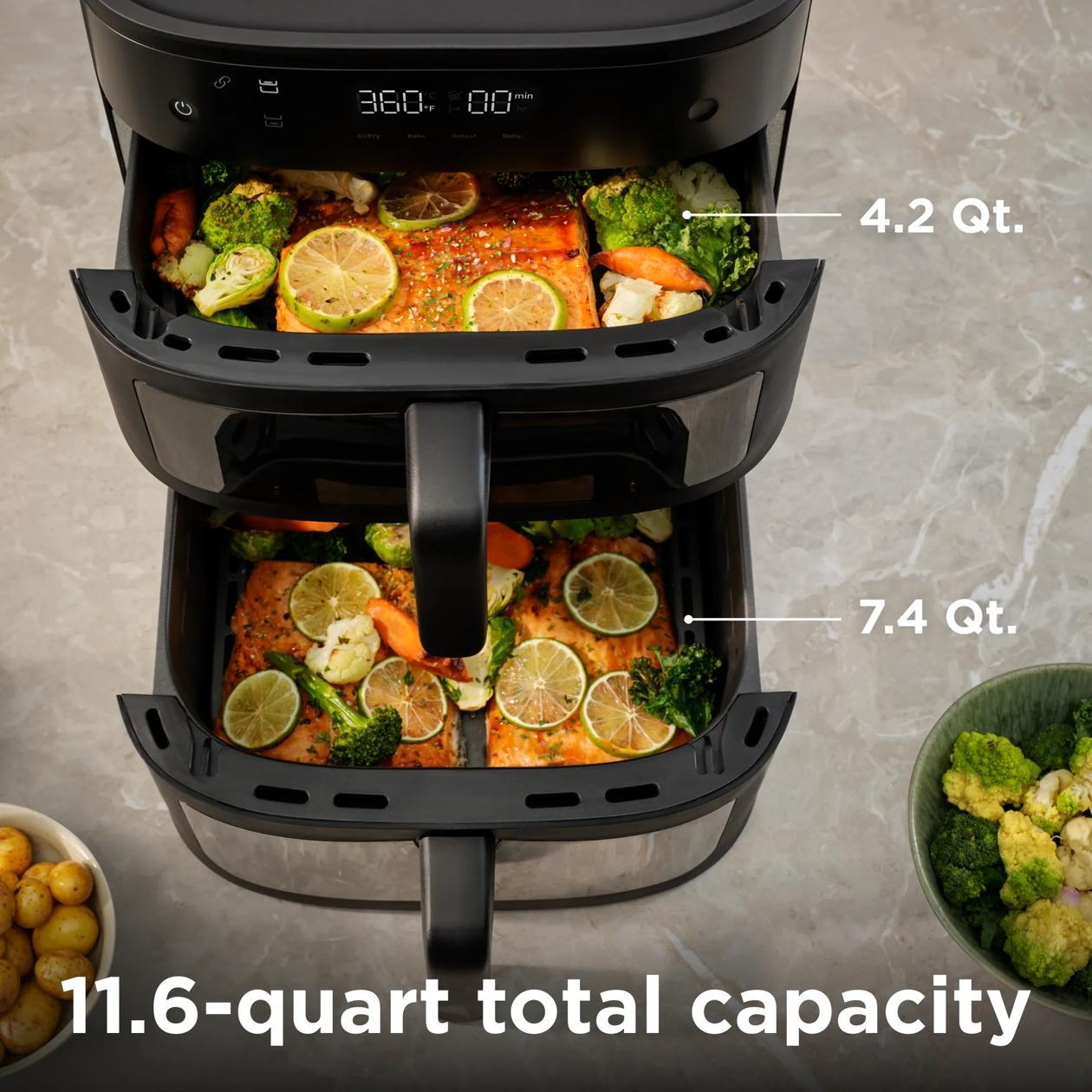 Frigidaire FRDA110B DualZone 4-in-1 Air Fryer
