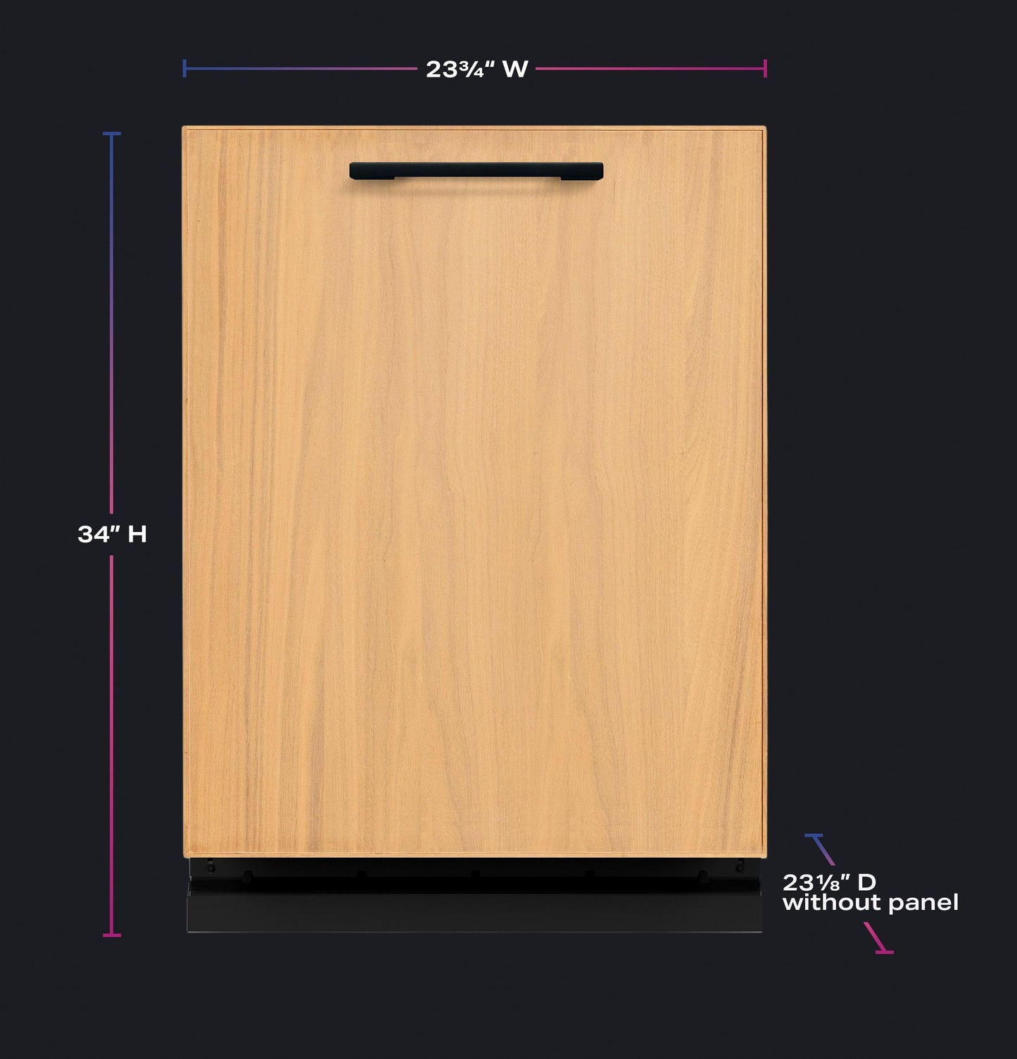 PDT715SIYII GE Profile™ ENERGY STAR® Panel-Ready Top Control Stainless Interior Dishwasher with Microban™ Antimicrobial Technology