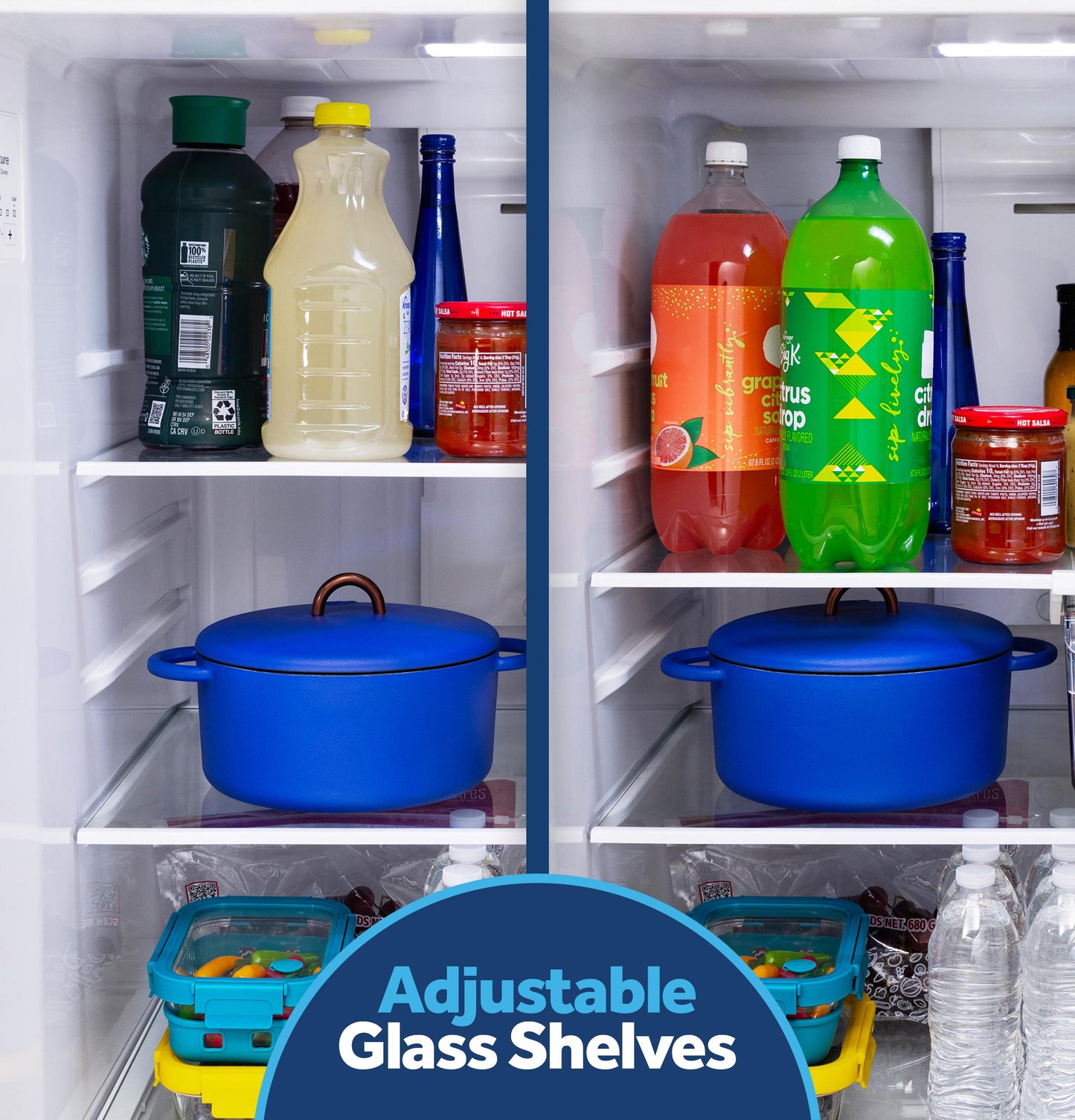 GPS21KYZFS GE® 21 Cu. Ft. Garage Ready Top-Freezer Refrigerator