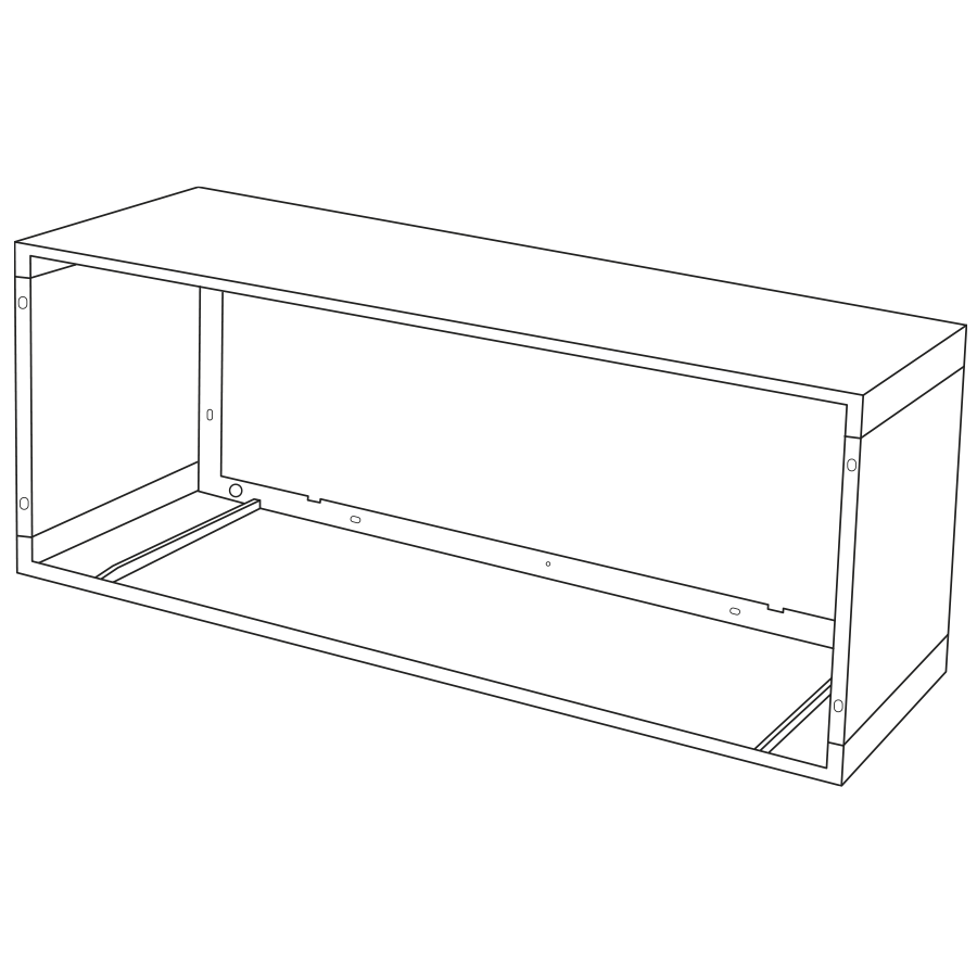 Ge Appliances RAB78B Zoneline Quick Snap SMC Wall Sleeve