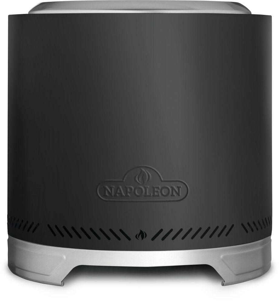 Napoleon Bbq NWFPMTIPHM Timberwolf Smokeless Fire Pit 18-inch, Matte Black , Wood, Matte/Matt Black