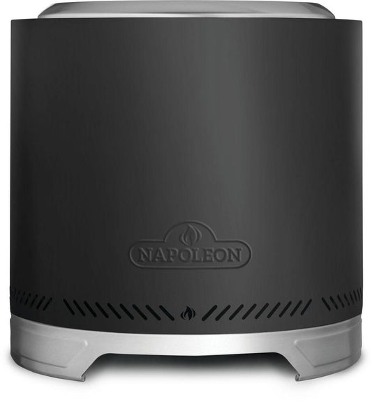 Napoleon Bbq NWFPMTIPHM Timberwolf Smokeless Fire Pit 18-inch, Matte Black , Wood, Matte/Matt Black