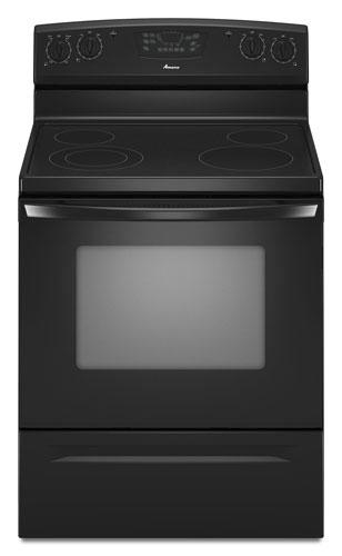 Amana 4.8 cu. ft. Self-Cleaning Electric Range(Black)