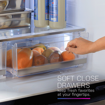 PJE23BYWFS GE Profile™ ENERGY STAR® 23.2 Cu. Ft. Smart Counter-Depth Fingerprint Resistant 4-Door French-Door Refrigerator