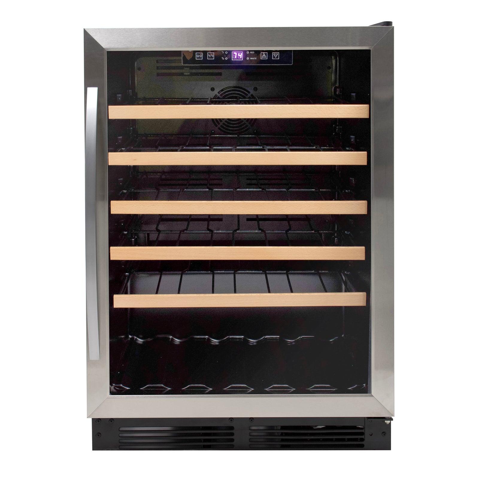 WCB52T3S Avanti 51 Bottle Wine Cooler - Stainless Steel / 5.2 cu. ft.