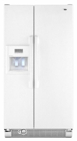 25 cu. ft. Side-by-Side Refrigerator(White)