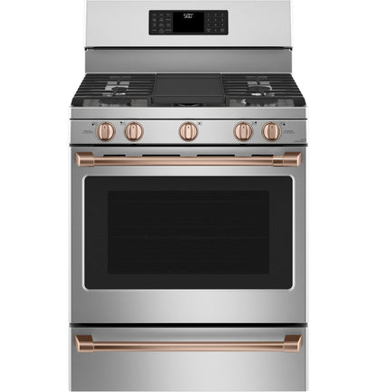 Cafe CXFSGHKPMCU CAF(EBACK)™ Freestanding Gas Knobs and Handles - Brushed Copper