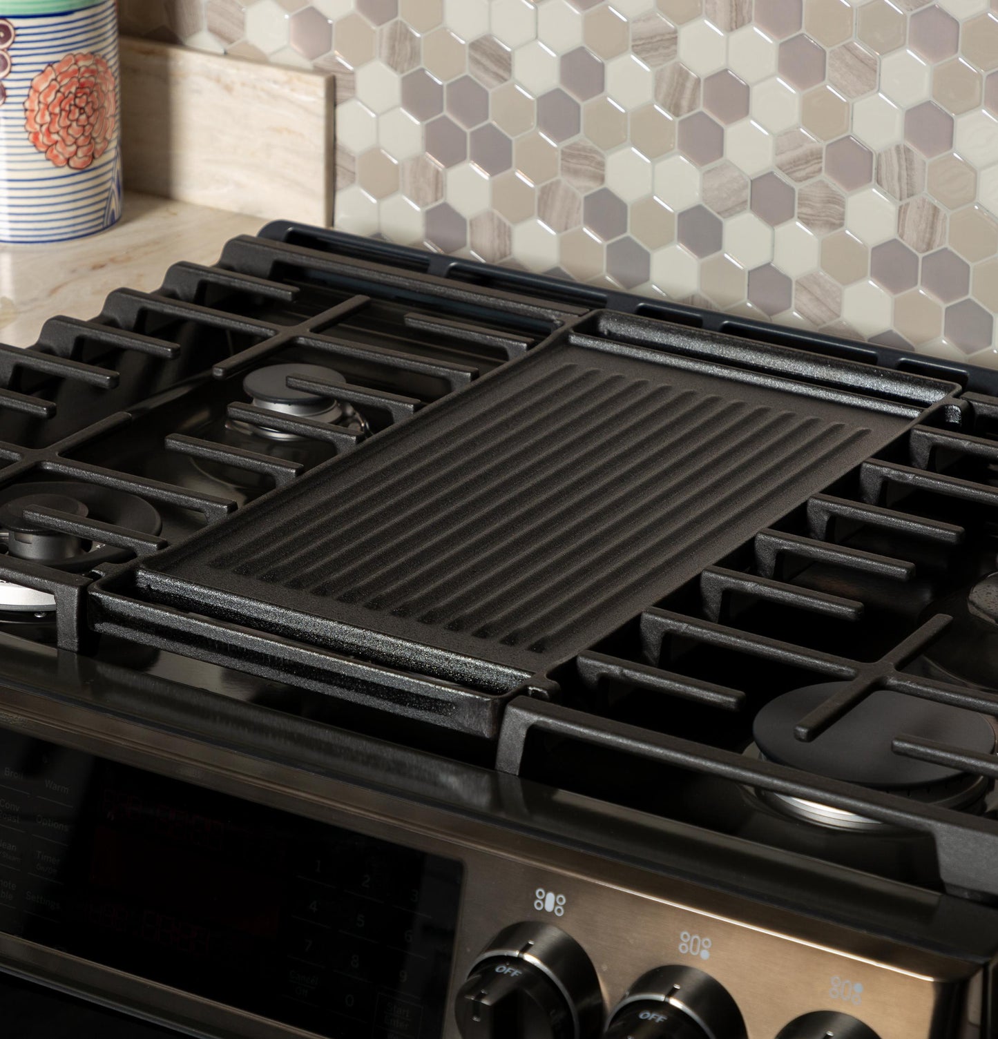Ge Appliances WB31X24998 Reversible Griddle / Grill Combo
