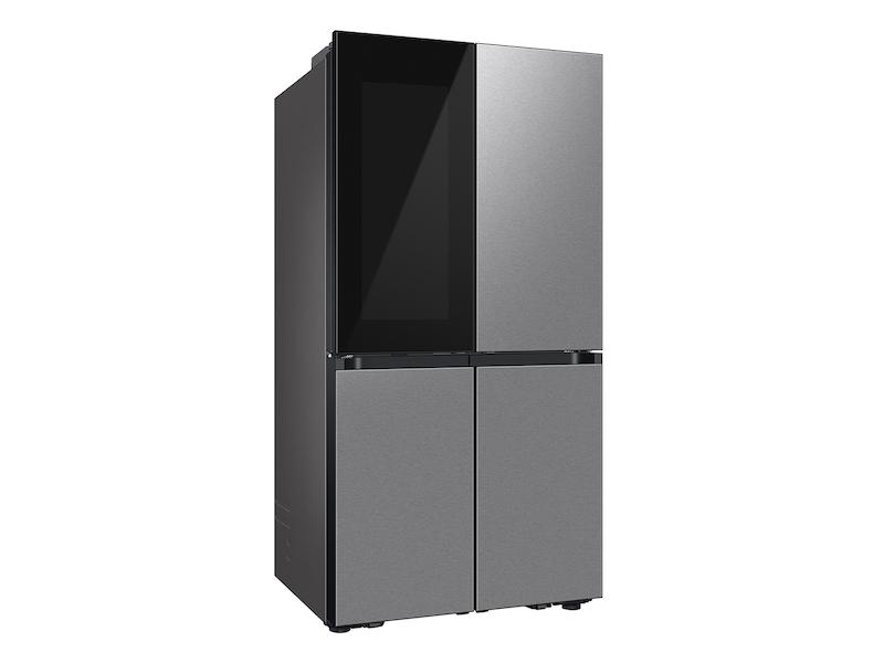 Samsung Bespoke Counter Depth 4-Door Flex™ Refrigerator (23 cu. ft.) with Beverage Zone™ and Auto Open Door in Stainless Steel