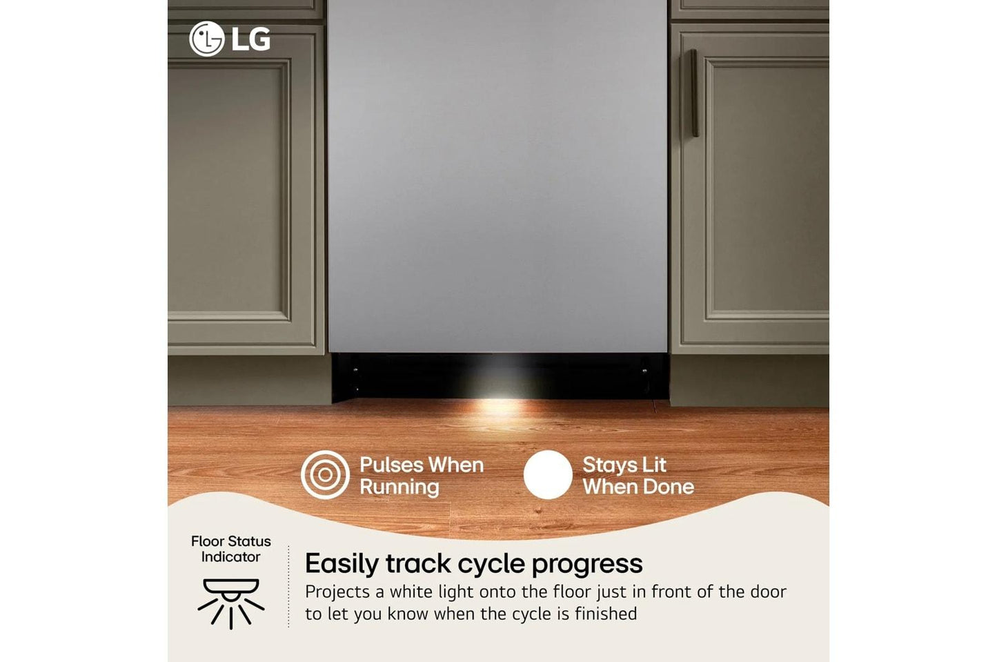 Lg LDNPH753S Smart FlushFit™ Top Control Dishwasher with 1-Hour Wash & Dry, QuadWash® Pro, TrueSteam® and Dynamic Heat Dry™ w/AutoVent Dry™
