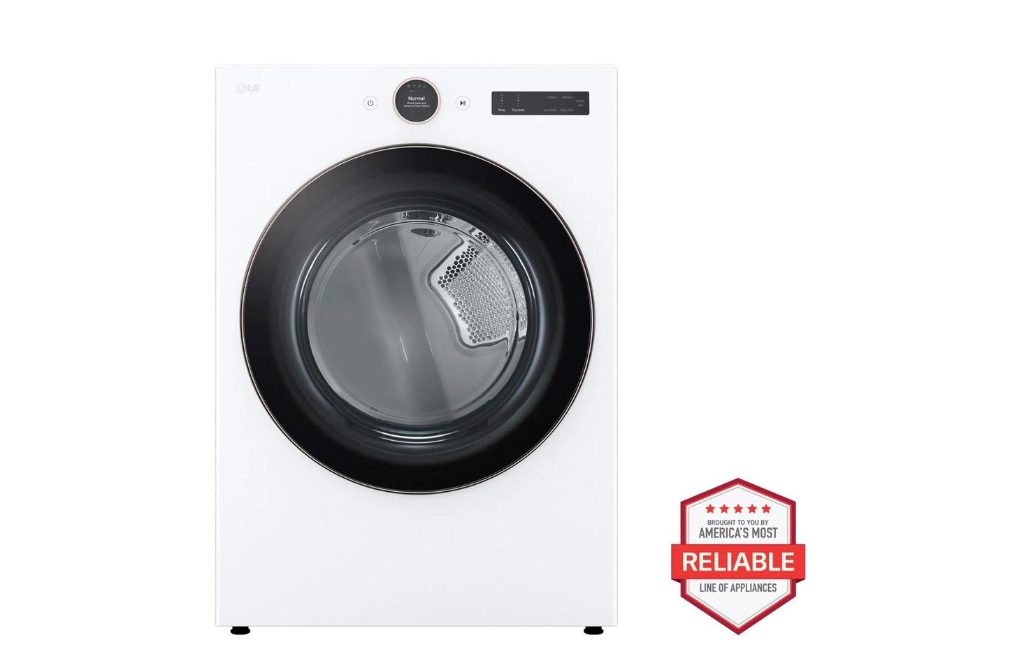 Lg WM6500HWADLEX6500WWD300CWWDP6W 5.0 cu. ft. Front Load Washer and 7.4 cu. ft. Electric Dryer with pedestal washer and drawer Laundry Set in White