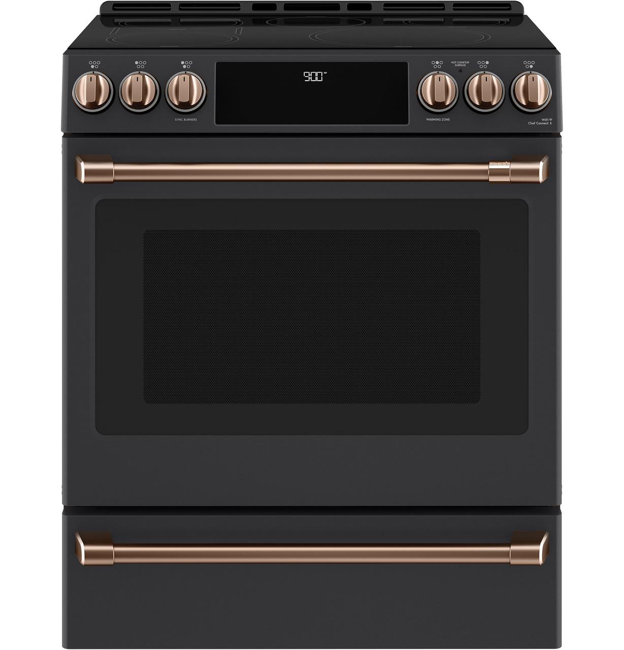 Cafe CXFCHHKPMCU CAF(EBACK)™ Front Control Induction Knobs and Handles - Brushed Copper