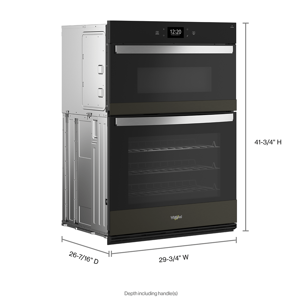 Whirlpool WOEC7030PV 6.4 Cu. Ft. Wall Oven Microwave Combo with Air Fry
