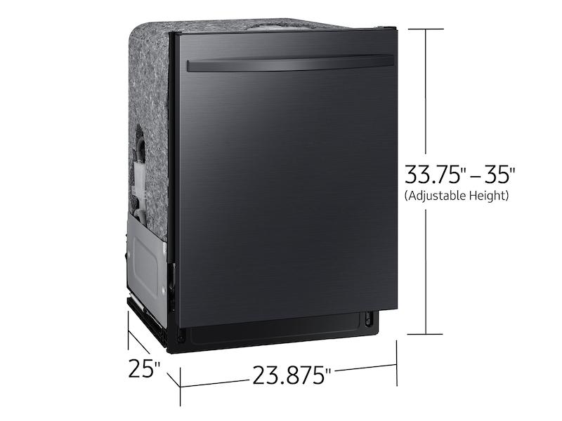 Samsung DW80CG5451MTAA AutoRelease Smart 46dBA Dishwasher with StormWash™ in Fingerprint Resistant Matte Black Steel
