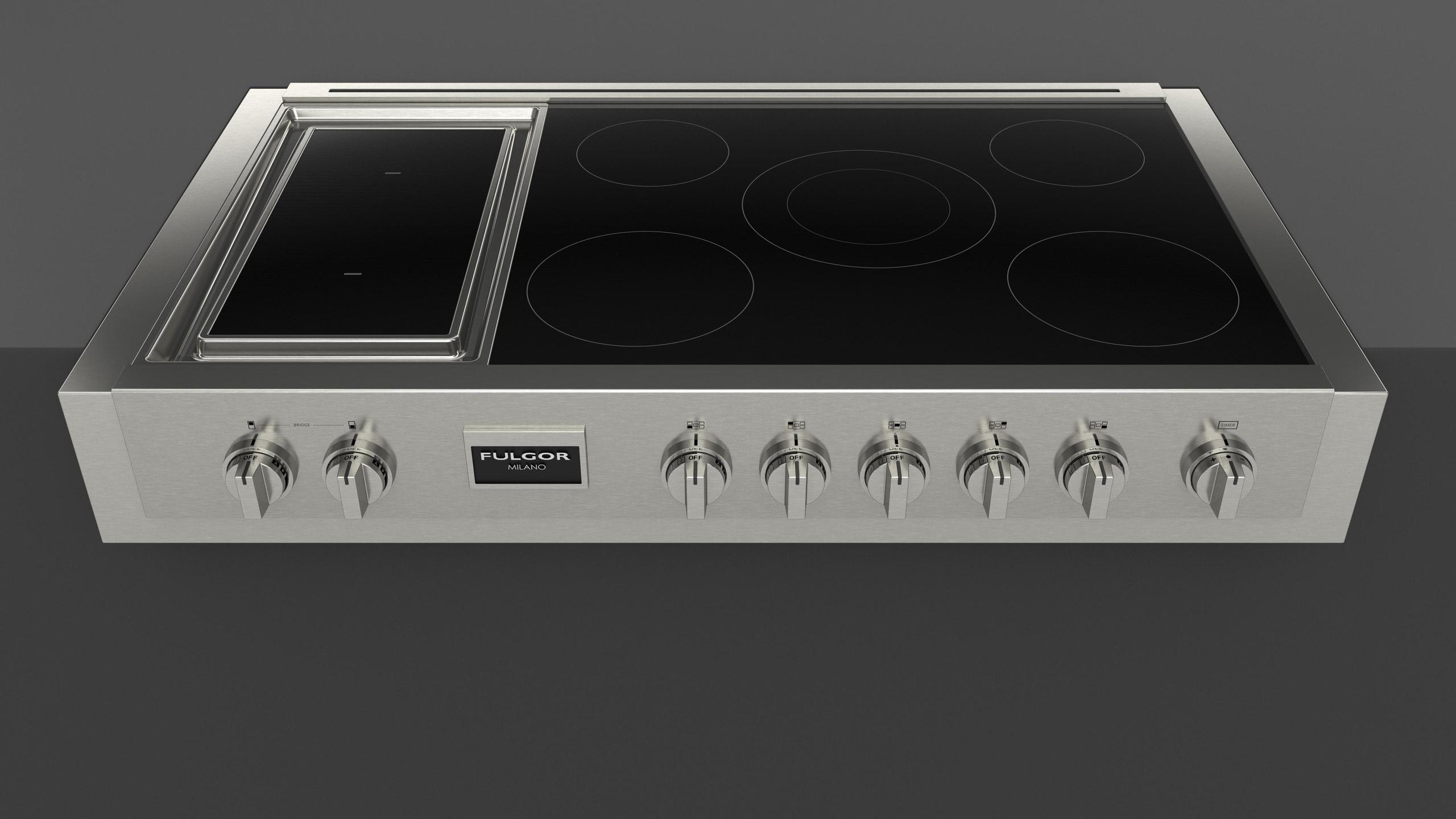 SOFIA 48" PRO INDUCTION RANGETOP WITH GRIDDLE