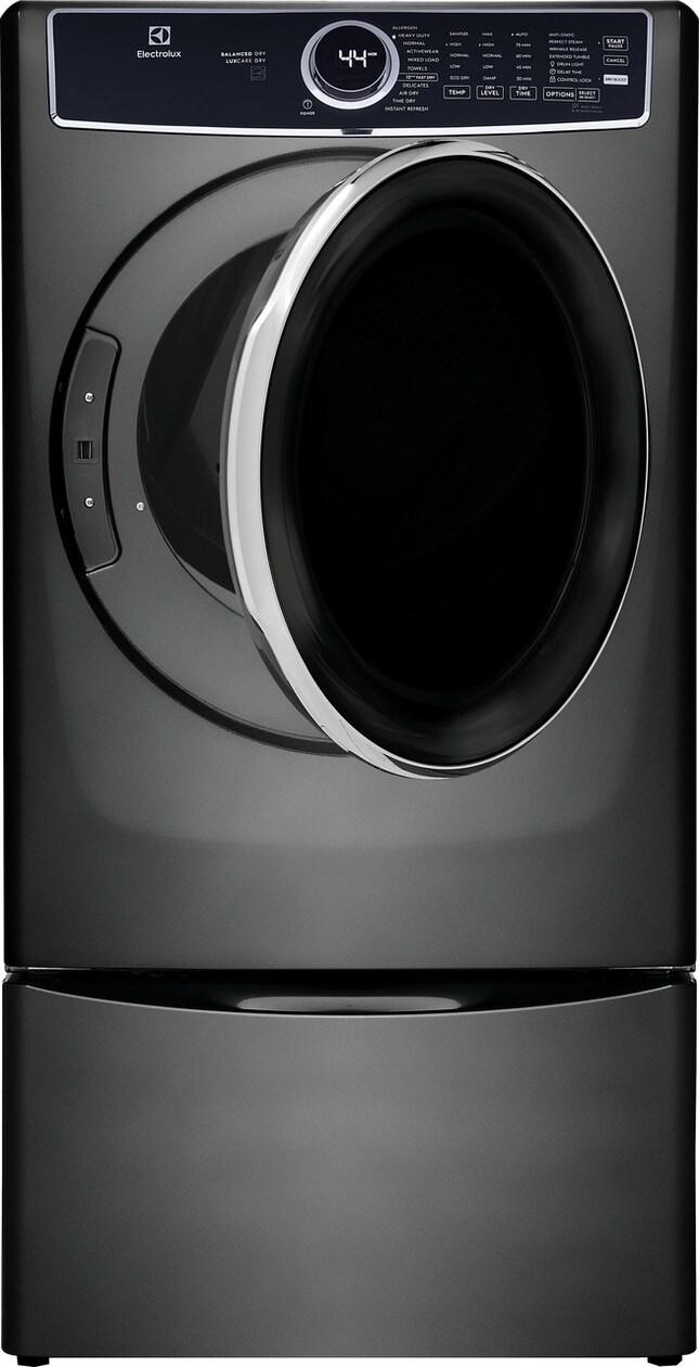 ELFE7637AT Electrolux Front Load Perfect Steam™ Electric Dryer with Balanced Dry™ and Instant Refresh - 8.0 Cu. Ft.