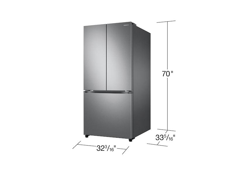 Samsung 25 cu. ft. 33" 3-Door French Door Refrigerator with Dual Auto Ice Maker in Stainless Steel