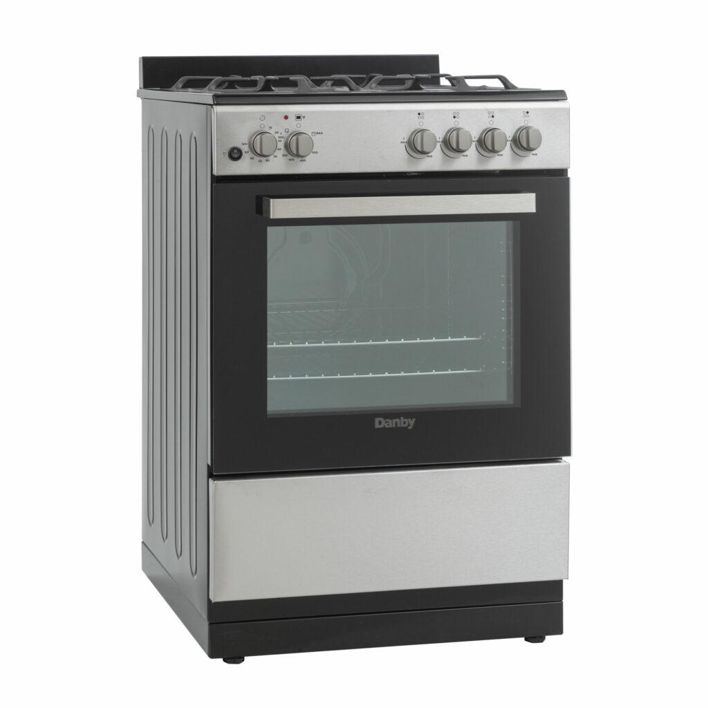 DR24V1BSSGLP Danby 24" Wide Gas Range in Stainless Steel
