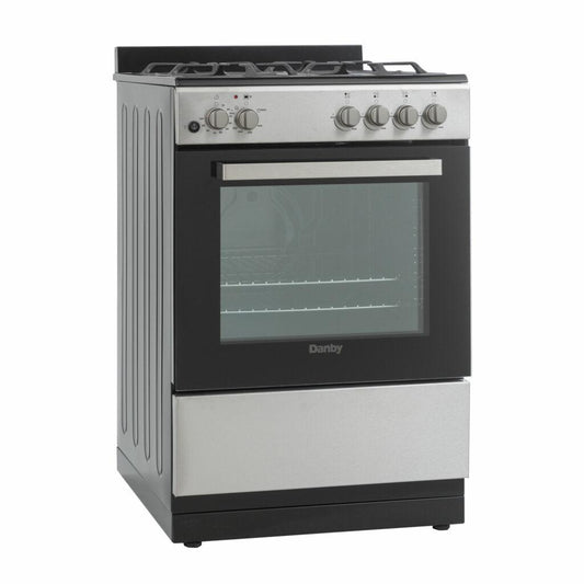 DR24V1BSSGLP Danby 24" Wide Gas Range in Stainless Steel