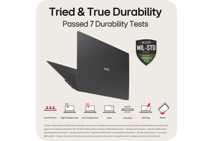 16Z90SPKAAB6U1 LG gram Pro 16 Inch OLED Thin and Lightweight Laptop, Intel® Evo™ Edition - AI-enabled Intel® Core™ Ultra 7 processor, Windows 11 Home, 16GB RAM, 1TB SSD, Black