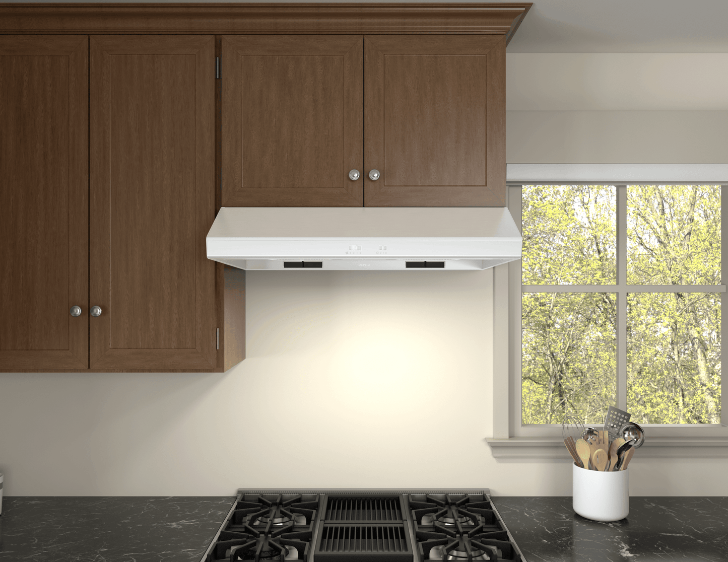 Zephyr AK6536CW Cyclone, Under Cabinet, 36", White, 600 CFM
