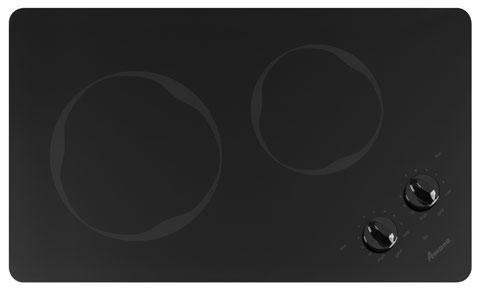 Amana® Electric 2-Element Smoothtop Cooktop(Black)