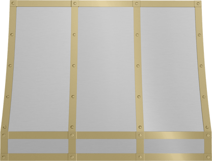 Zephyr BKFT36ASG Forte Hood Banding Kit, 36in, Satin Gold