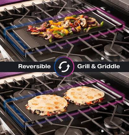 PGF700AYFS GE Profile™ 30" Smart Free-Standing Gas Convection Range with No Preheat Air Fry and EasyWash™ Oven Tray